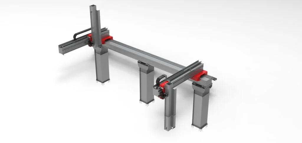 Palettisation de produits unitaires en configuration cantilever RZ