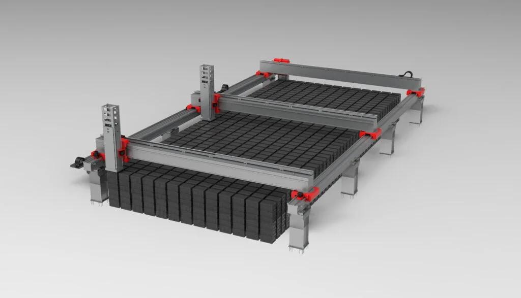 Palettisation multi-lignes pour préparation de commandes